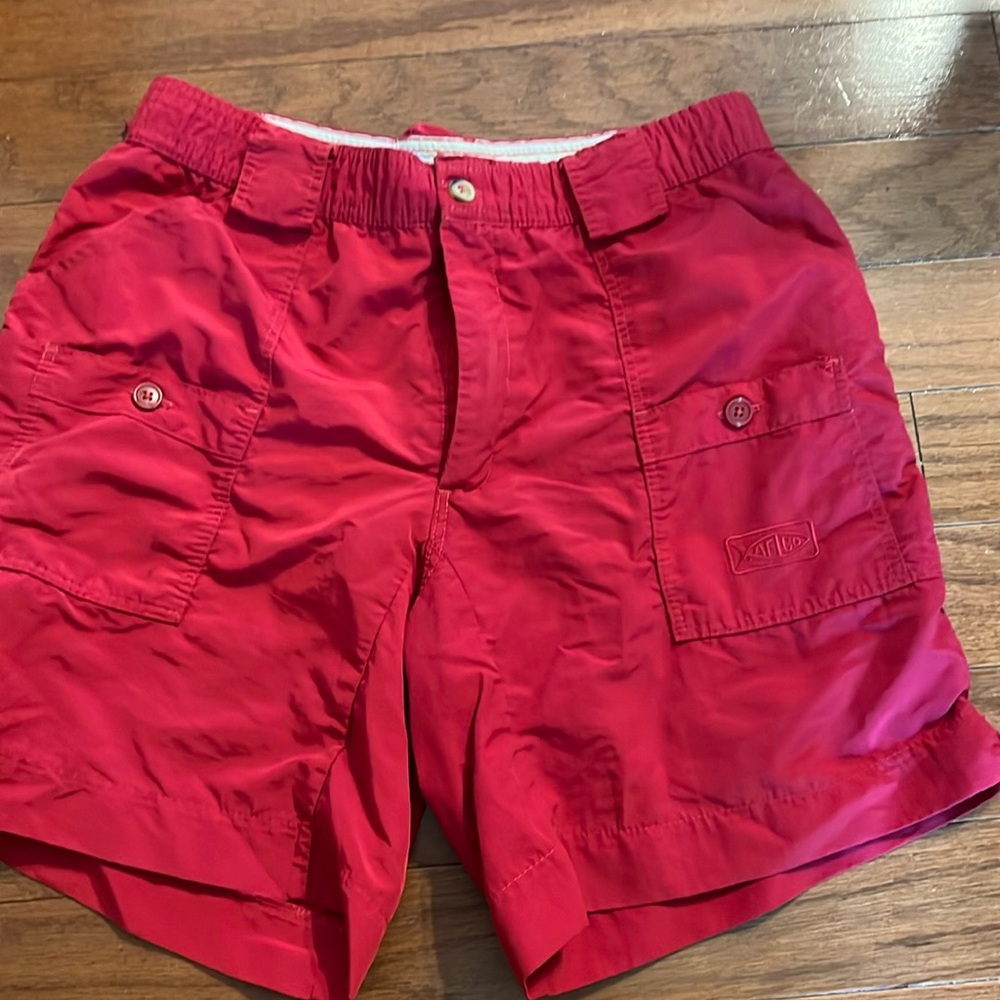 Men’s Aftco red shorts size 32 waist